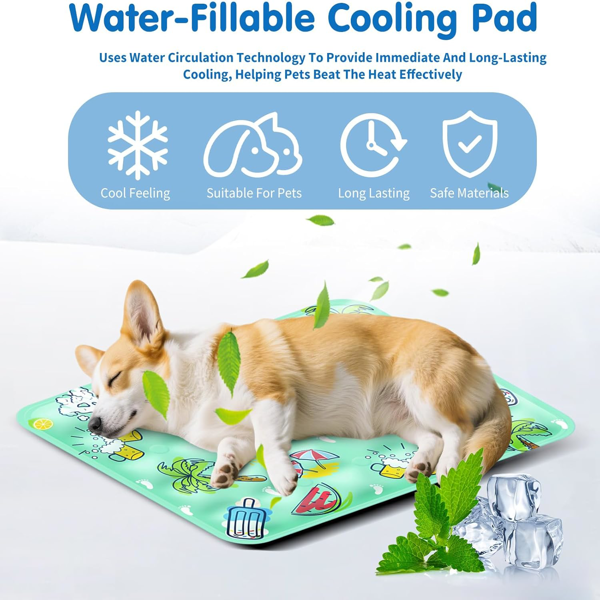 120*70cm狗用冷却垫，2026 款新夏季宠物垫，便携宠物散热垫，狗猫室内户外可洗凝胶冷却垫，适合所有宠物的可重复使用冷静垫-4