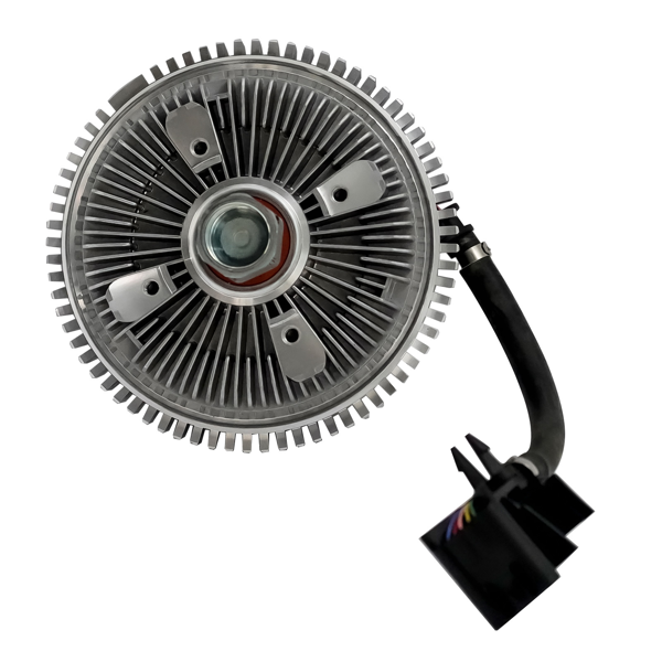 风扇离合器总成 Engine Cooling Fan Blade and Clutch Kit Fits for Buick Rainier Chevrolet Trailblazer GMC Envoy 2002-2009 Black-9