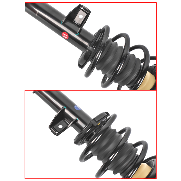 减震器 Pair Front Strut Assembly w/Coil Spring Replacement for 2006-2013 BMW E90 325xi 328i 335i xDrive 31316780197 31316780198-10