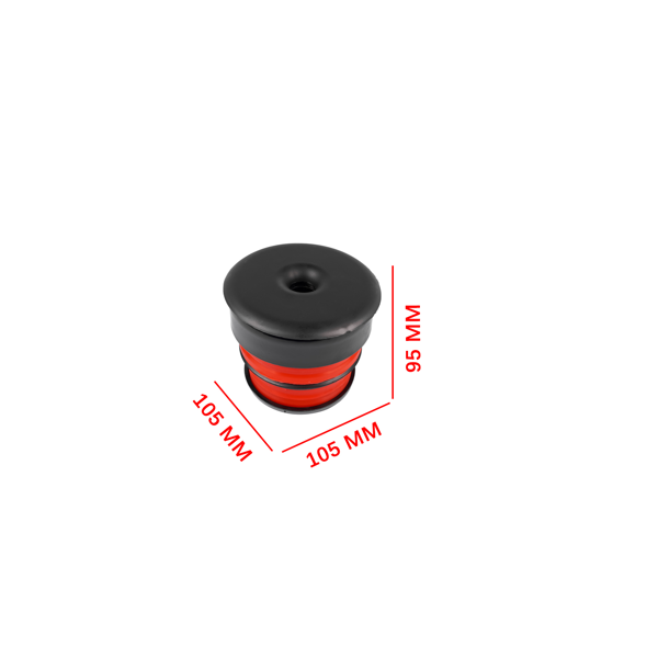 车身衬套套件 8X Silicone Body Mount Bushings and Cushion Bolts Kit Replacement for F-250 F-350 2008-2016 13848-10