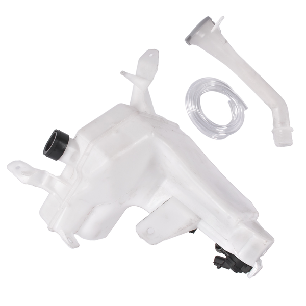 雨刮喷水壶 Plastic Washer Reservoir Windshield Expansion Tank with Cap Fit for Nissan Murano Sport Utility 3.5L V6 2019-2024 White 1Pc-2