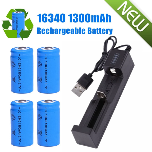 4块 16340 电池  3.7 伏锂离子可充电电池 +1个 USB 充电器 (物流仅支持发USPS，TK/TEMU仅自提)(各平台政策不同，链接已附相关资质，如无所需资质请勿上架)-7