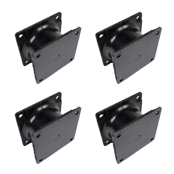 减震架 4 Pack Vibratory Plate Compactor Rubber Isolator Shock Mount Replacement for Bobcat PCF64 Stanley HS6000 HS6019 HS6100 HSX6 HS8000-4