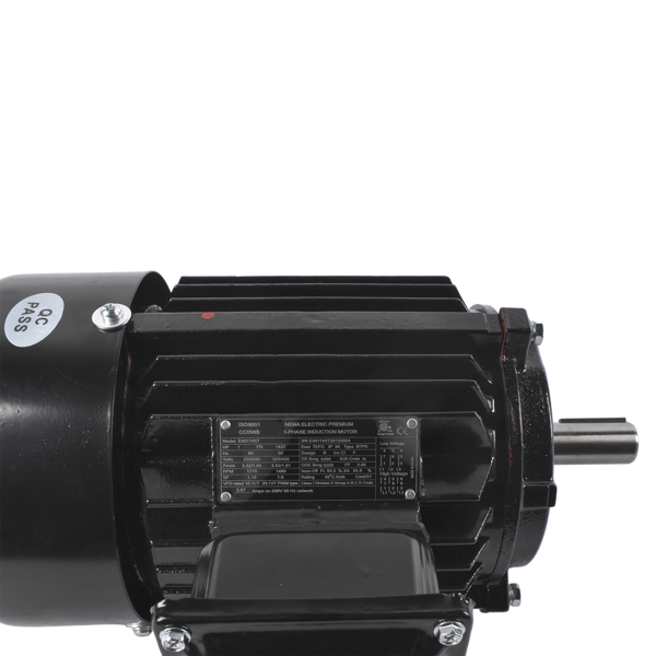 空气压缩机电机 Air Compressor Induction Motor PEWWE118143T 3 Phase 1HP Class F Insulation 60Hz-12