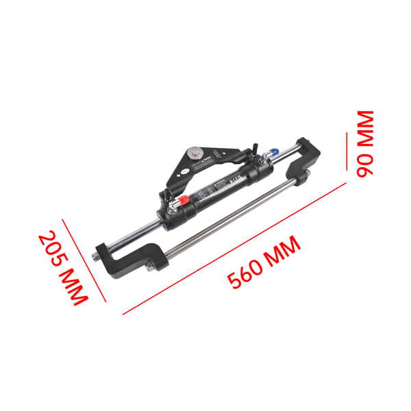 液压转向缸 HC5358-3 Hydraulic Outboard Steering Cylinder Marine Rotary Pump Ram Up To 300HP-8