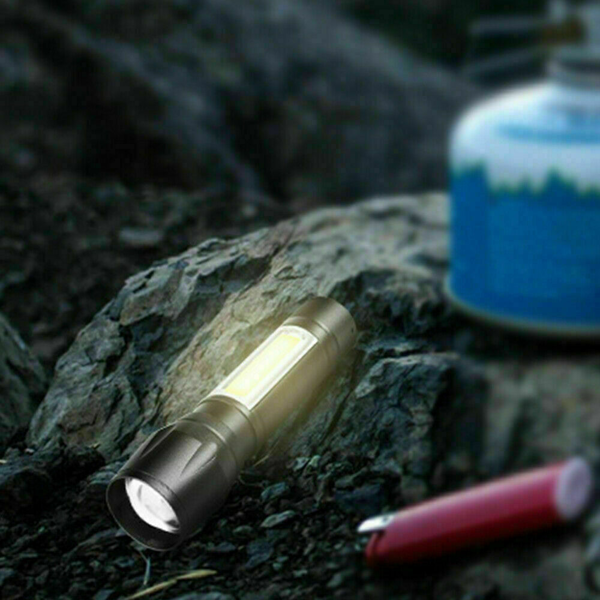 4个迷你可缩放LED手电筒USB充电适用于野营远足手电筒工作灯(物流仅支持发USPS，TK/TEMU仅自提)(各平台政策不同，链接已附相关资质，如无所需资质请勿上架)-12