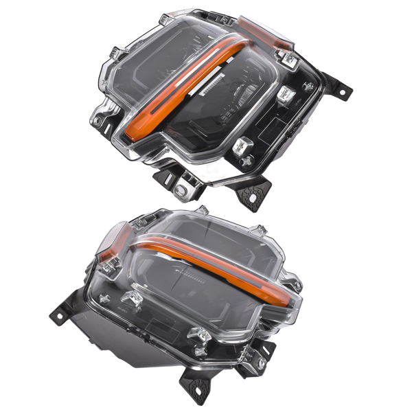 大灯 2Pcs LED Headlight Headlamp Include Module Fit for Ford F150 24-25 Ref: RL3Z13008H/G-4