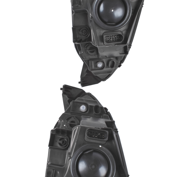 大灯 Pair Left+Right Side Chrome Headlight Replacement for Ford Transit Connect 2014-2018 DT1Z13008Q DT1Z13008N-10