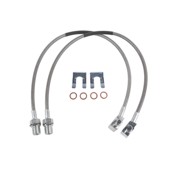 制动管 Front Stainless Steel Brake Lines Fit for 1971-1978 GMC K25 Jimmy Chevrolet 4-6\\" 89340S