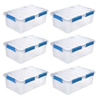 6件装 - 防水 8.4加仑/33.8夸脱/32升 箱体 （Walmart仓库发货）