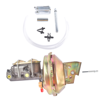 刹车助力器总成 9" Brake Booster Master Cylinder Kit Fits for 1964-1972 GM A-F-X Body Vehicles Chevrolet Chevelle Pontiac Tempest