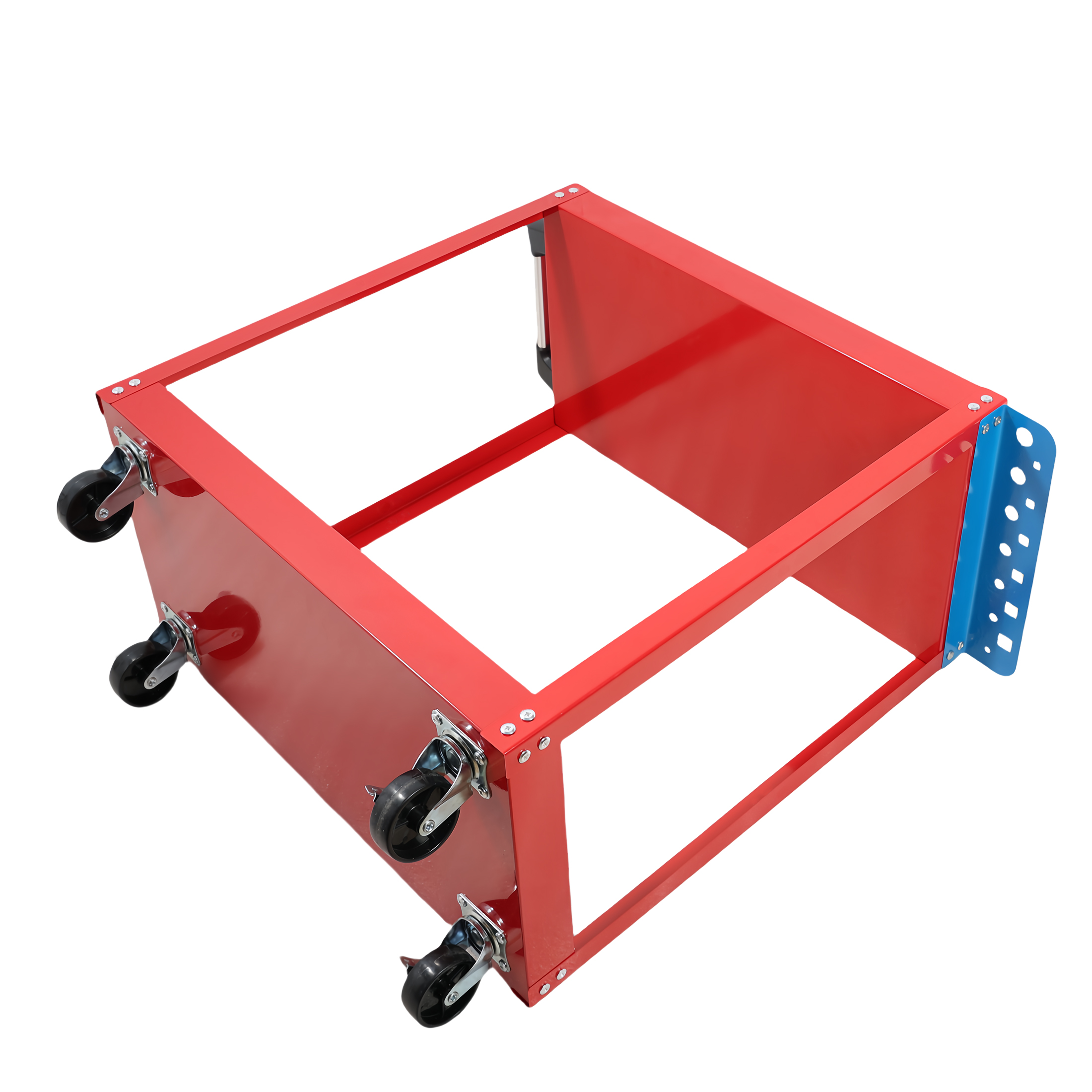 Tool Cart on Wheels, Heavy Duty Steel Utility Cart w/Lockable Wheels view 4