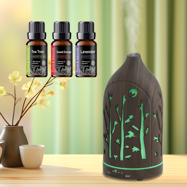 200 毫升家用香薰机，七色 LED 氛围灯可调、超静音、不含双酚 A，办公室、居家放松适用-13