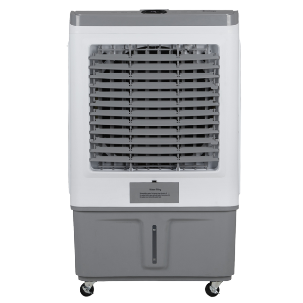 美规 FLS-Z38BR 风扇 冷气扇 120V 180W 60L 带遥控 带液晶显示 带4块冰晶 带脚轮  ABS塑料 灰白 （风扇，降温、加湿）3合1  12小时定时-8