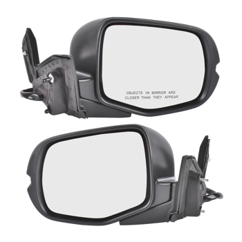后视镜 2Pcs Rearview Mirror 76250TG7A62 76200TG7A62 Fit for 2017-22 Honda Pilot AWD Touring 10 Pin Left Right