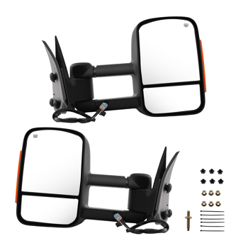 Heated Mirror fit for GMC Sierra 2500 HD 2003-2006 15904034 Power Towing ABS