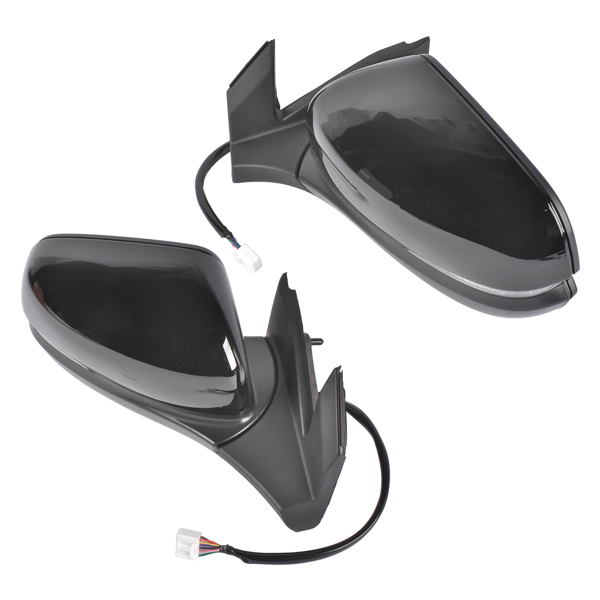 后视镜 2Pcs Rearview Mirror 76250TG7A62 76200TG7A62 Fit for 2017-22 Honda Pilot AWD Touring 10 Pin Left Right-3