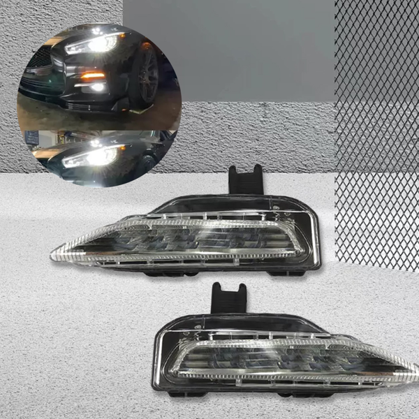 适用于英菲尼迪 Q50 Q50S Sport 2014-20 的 RGB 流水式雾灯 LED 灯，带蓝牙功能-11