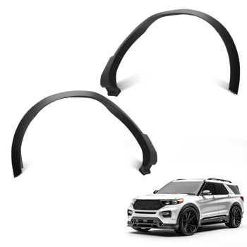 Black Fender Protection Trim fit for Ford Explorer 2016-2019 FB5Z16038AB FO1290130