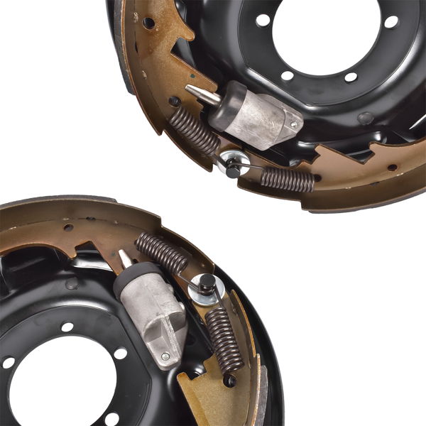 液压制动器背板  Pair of Driver and Passenger Side 12" Hydraulic Brake Backing Plate Compatible with 7,000 lb Trailer Axles Mounts to 5-Bolt Brake Flange BPH-7000-LH BPH-7000-RH-3