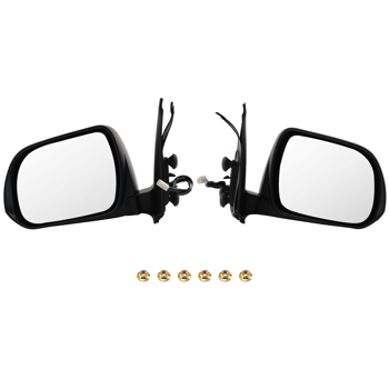 Power Side Mirror fit for Toyota Tacoma 2012-2015 Textured Black Left Right Set