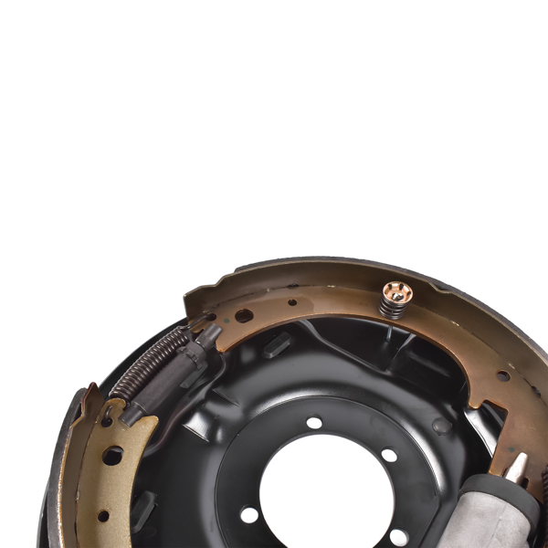 液压制动器背板 Driver Side 12" Hydraulic Brake Backing Plate Compatible with 7,000 lb Trailer Axles Mounts to 5-Bolt Brake Flange BPH-7000-LH-8
