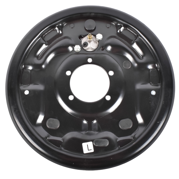 液压制动器背板 Driver Side 12" Hydraulic Brake Backing Plate Compatible with 7,000 lb Trailer Axles Mounts to 5-Bolt Brake Flange BPH-7000-LH-1