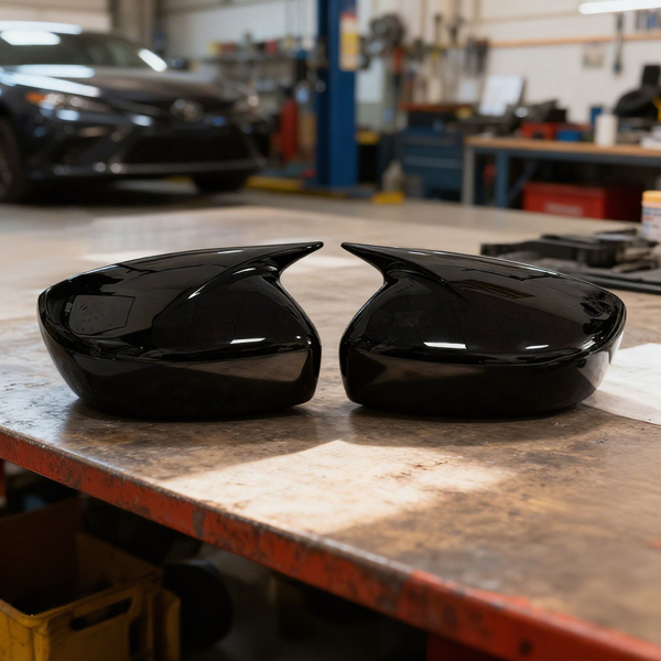 适用于英菲尼迪 G25 G37 Q40 Q60 2009-2015 亮黑色侧后视镜盖-25