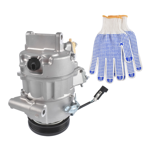 空调压缩机 A/C Compressor Assy Fit for Lincoln Navigator 18-22 Ford F150 Expedition 3.5L 168386-4