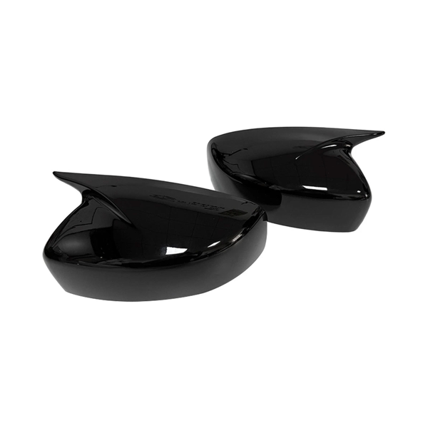 适用于英菲尼迪 G25 G37 Q40 Q60 2009-2015 亮黑色侧后视镜盖-10