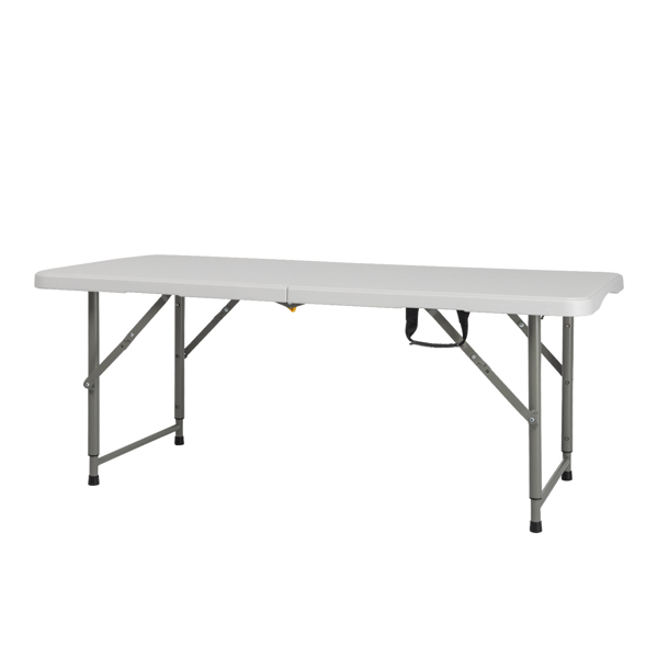 【替换87607347】4ft 白色 可折叠升降 庭院塑料折叠桌-16