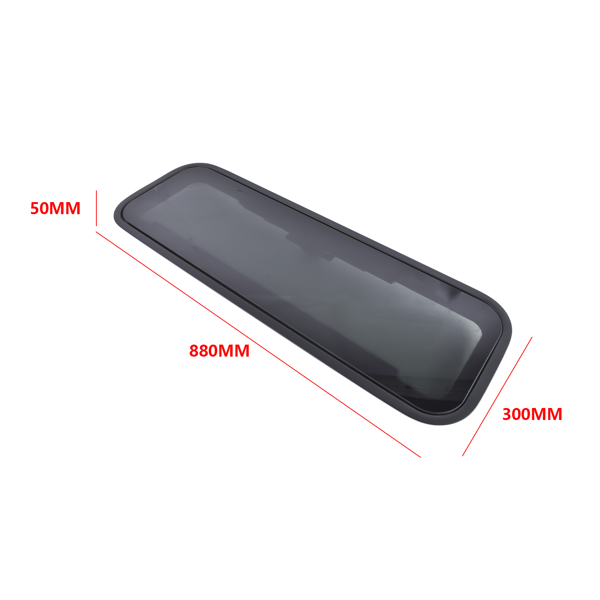 房车车窗 33.5" W x 10.5" H RV Window Tinted RV Window w/ Net Screen and Trim Ring-12