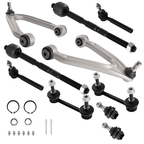 10x Front Upper Control Arm Ball Joint Tie Rod Sway Bar Link fit for Hummer H3 06-10-1
