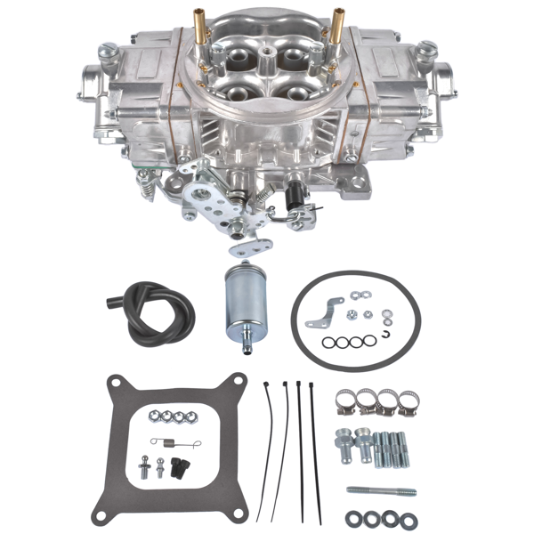 化油器 Brand New Aluminum Race Carburetor with Mechanical 750 CFM 4-Barrel Square Bore Dual Replaces for BR-67200-1