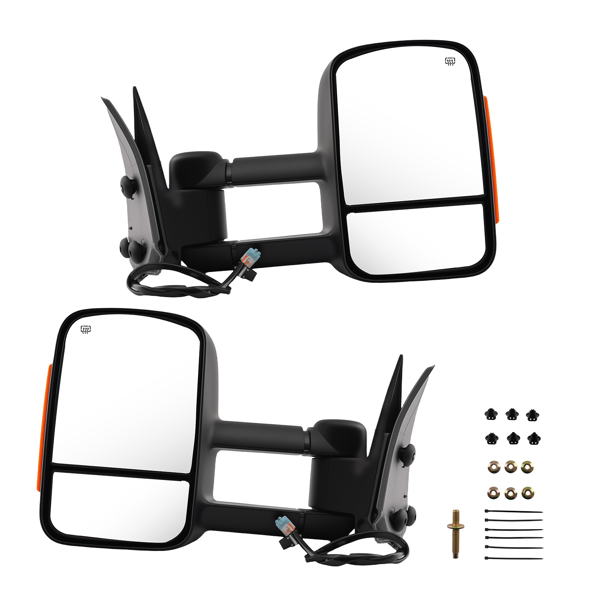 Heated Mirror fit for GMC Sierra 2500 HD 2003-2006 15904034 Power Towing ABS-1