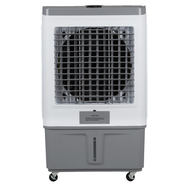 美规 FLS-Z38BR 风扇 冷气扇 120V 180W 60L 带遥控 带液晶显示 带4块冰晶 带脚轮  ABS塑料 灰白 （风扇，降温、加湿）3合1  12小时定时-23