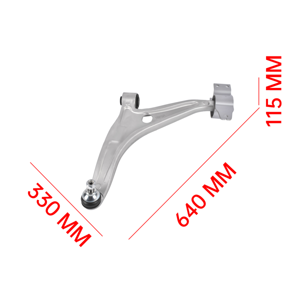 控制臂 Front Lower Left Control Arm Fits for Mercedes-Benz GLA250 GLB250 Sport Utility 2.0L L4 2015-2020 Silver 1Pc-5