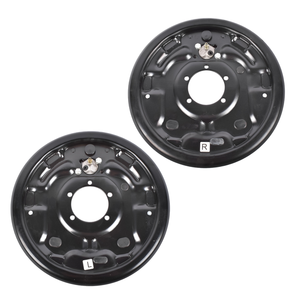 液压制动器背板  Pair of Driver and Passenger Side 12" Hydraulic Brake Backing Plate Compatible with 7,000 lb Trailer Axles Mounts to 5-Bolt Brake Flange BPH-7000-LH BPH-7000-RH-1