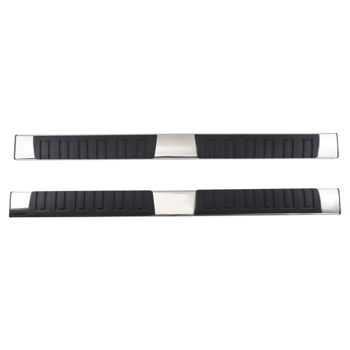 Black Side Running Board fit for Chevy Silverado 1500 Double Cab 1999-13 500LBS
