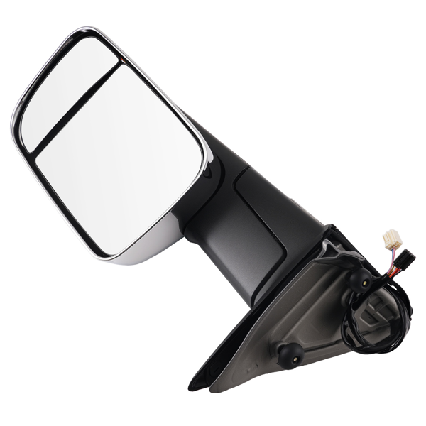 Chrome Side View Mirror fit for Dodge Ram 1500 2009-2018 Heated LED CH1320315-6