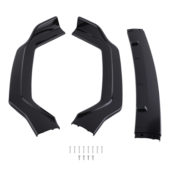 Front Aero Lip Kit fit for Infiniti Q50 Sport 2018-2023 Black Protection-1
