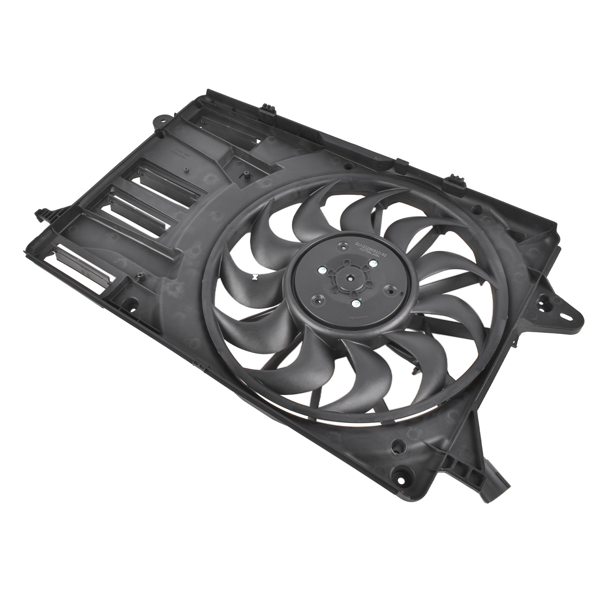 散热器风扇 Radiator Fan Assembly with Brushless Motor Fits for Chevrolet Malibu Sedan 1.5L l4 2021-2022 Black 1Pc-2
