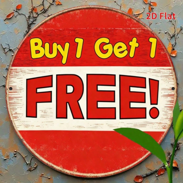 CIFbuy 8×8 英寸复古铝制标牌，“浴室” 平面印刷金属挂牌，卧室、浴室、办公室、餐厅复古墙面装饰（TikTok, temu 自提物流）-5