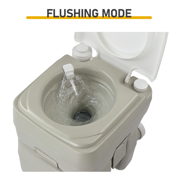 【同款编码：77825851】5 Gallon  配套白色盖圈污水箱升级马桶  户外洗手台 HDPE  白色-16