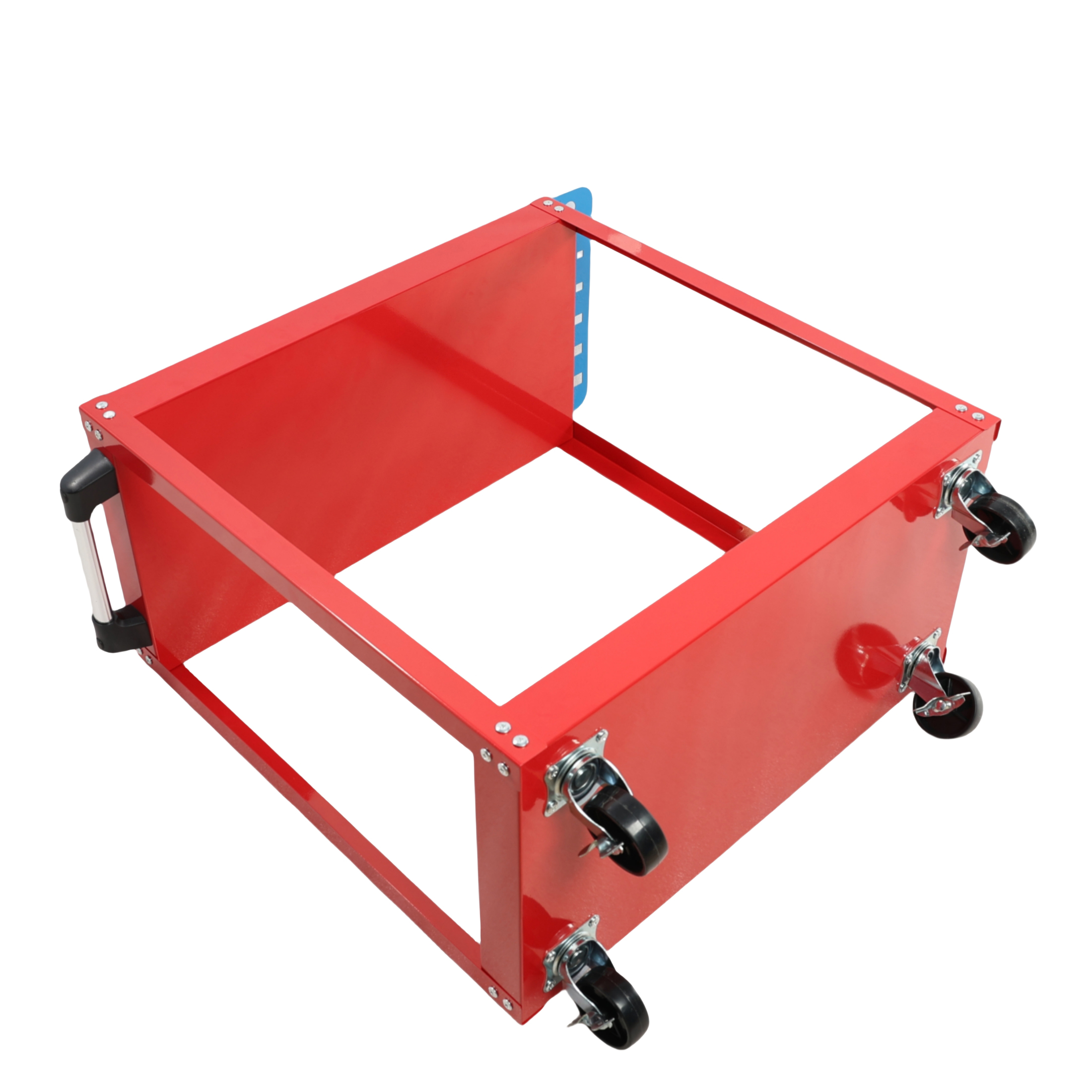 Tool Cart on Wheels, Heavy Duty Steel Utility Cart w/Lockable Wheels view 3