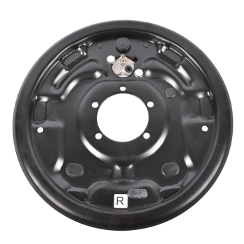 液压制动器背板 Passenger Side 12\\" Hydraulic Brake Backing Plate Compatible with 7,000 lb Trailer Axles Mounts to 5-Bolt Brake Flange BPH-7000-RH