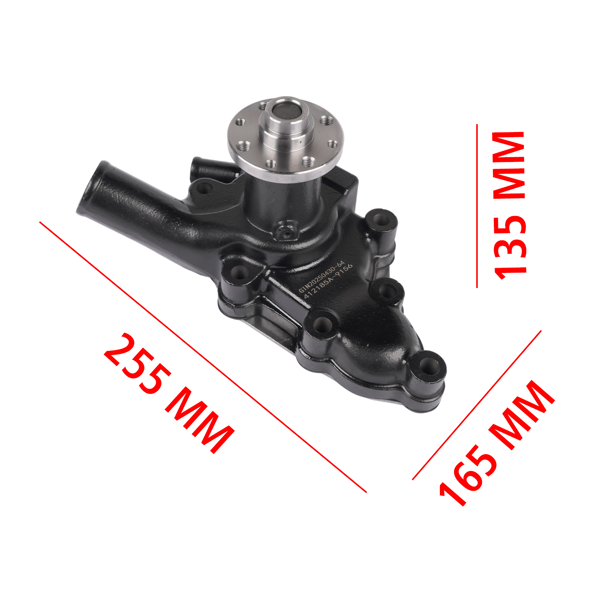 水泵 Engine Water Pump Fits for Isuzu Elf Journey w/ G201 C240 C221 G240 8-94376-832-0 Black 1Pc-3