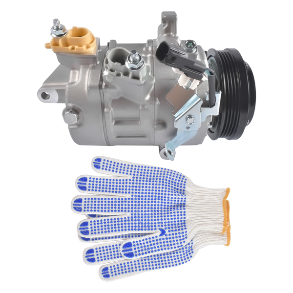 空调压缩机 A/C Compressor Assy Fit for Lincoln Navigator 18-22 Ford F150 Expedition 3.5L 168386-6