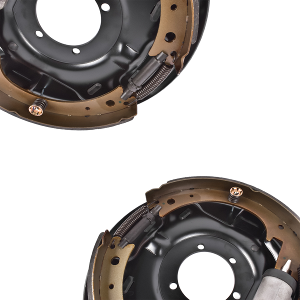 液压制动器背板  Pair of Driver and Passenger Side 12" Hydraulic Brake Backing Plate Compatible with 7,000 lb Trailer Axles Mounts to 5-Bolt Brake Flange BPH-7000-LH BPH-7000-RH-4