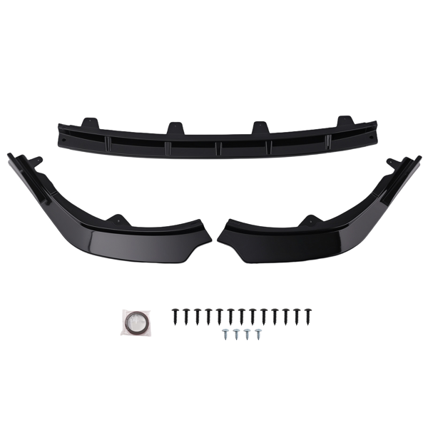 Black Front Spoiler Kit fit for Toyota Camry SE XSE 21-22 Bumper Protection Lip-1